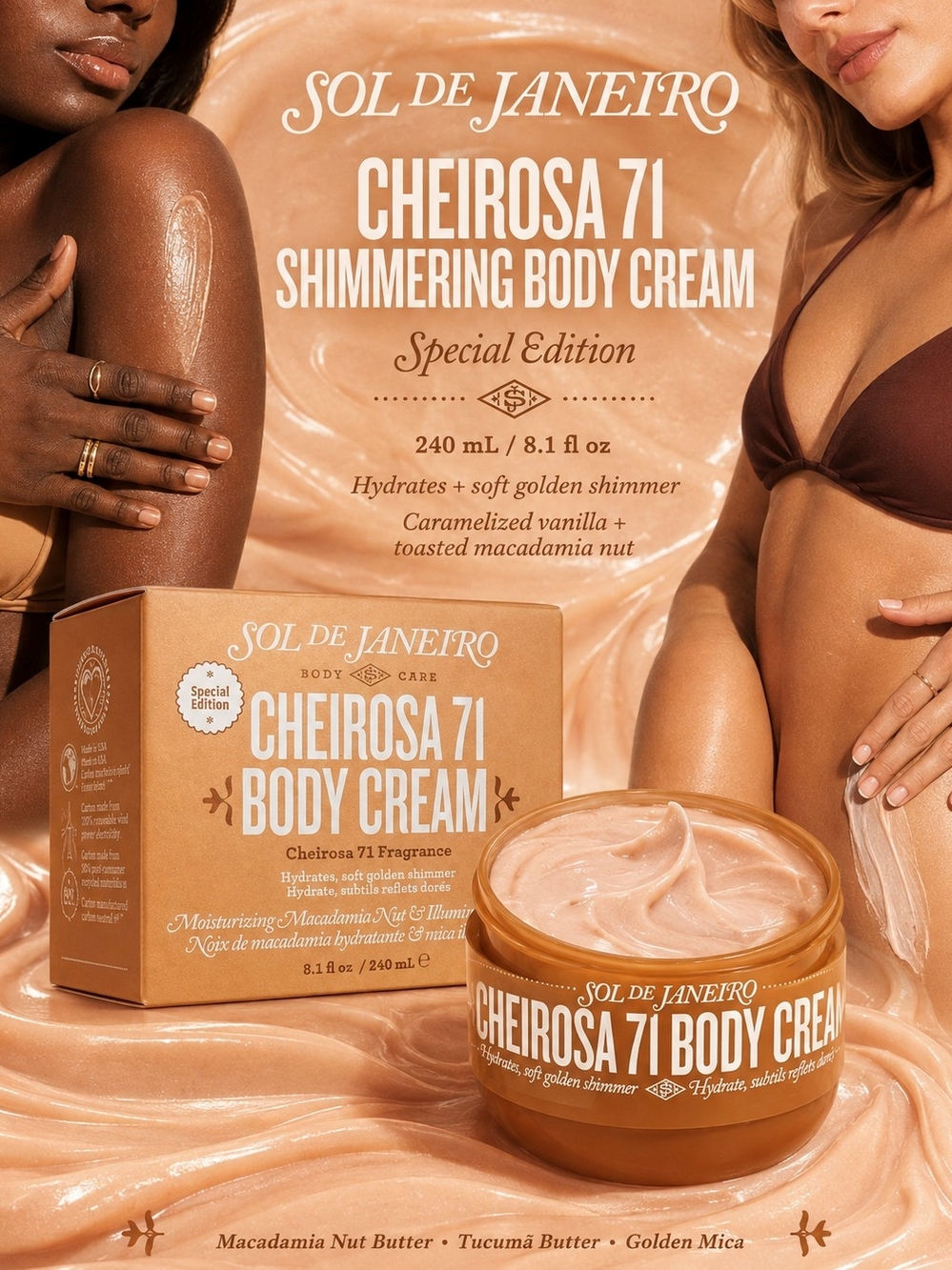Sol de Janeiro Cheirosa 71 Shimmering Body Cream Special Edition – 240 mL